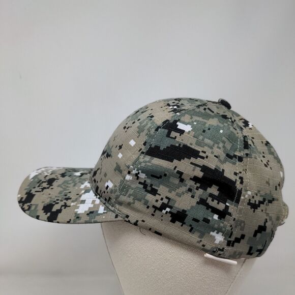 True Gear North Strapback Hat Camouflage One Size Adjustable 6 Panel Blank - Picture 3 of 7